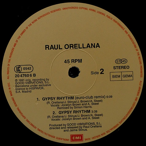 Raúl Orellana - Gypsy Rhythm