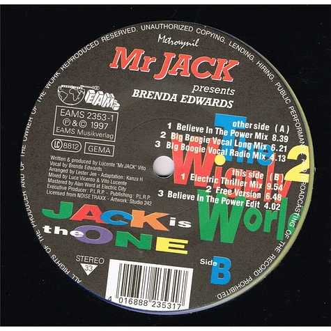 Mr. Jack Presents Brenda Edwards - The Wiggly World 2