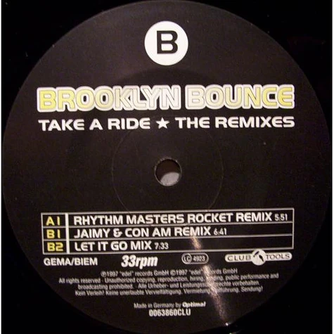 Brooklyn Bounce - Take A Ride (The Remixes)