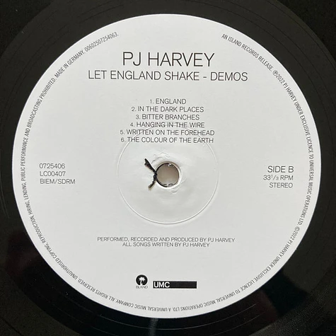 PJ Harvey - Let England Shake - Demos