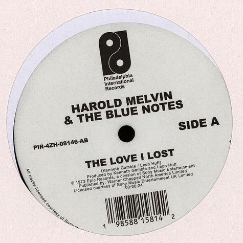 Harold Melvin & The Blue Notes - The Love I Lost / Wake Up Everybody