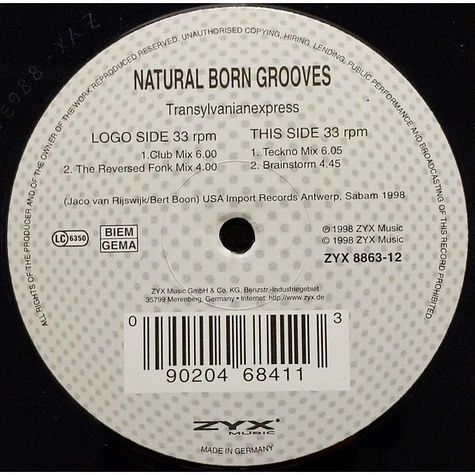 Natural Born Grooves - Transylvanianexpress