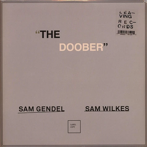 Sam Gendel / Sam Wilkes - The Doober