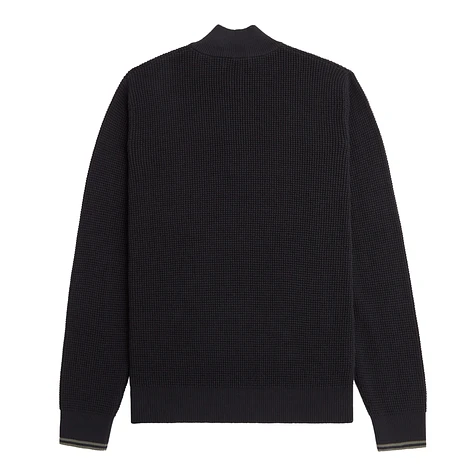 Fred Perry - Waffle Stitch Half Zip Jumper