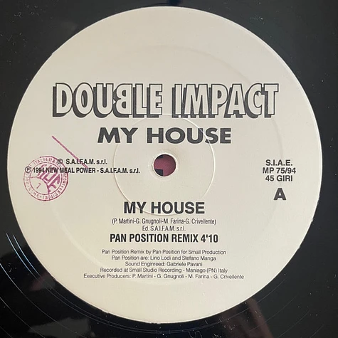 Double Impact - My House (The New Mixes)