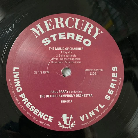 Emmanuel Chabrier, Detroit Symphony Orchestra, Paul Paray - España / Danse Slave / Fête Polonaise / Suite Pastorale / Gwendoline Overture