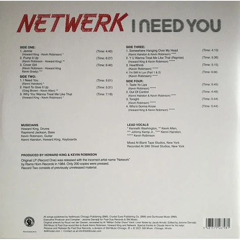 Network - I Need You