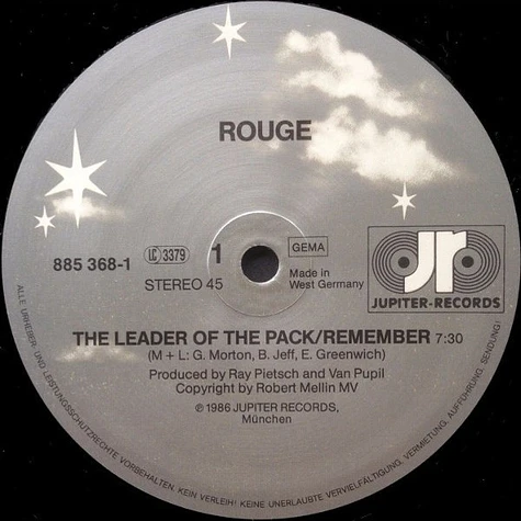 Roüge - Remember The Leader Of The Pack (Club•Mix)