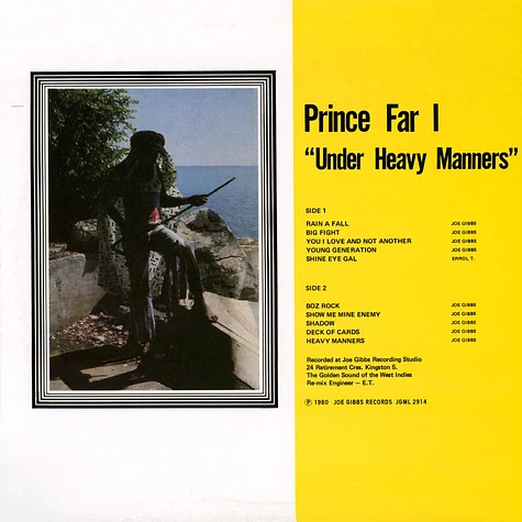 Prince Far I - Under Heavy Manners