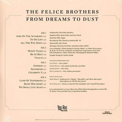 Felice Brothers - From Dreams To Dust