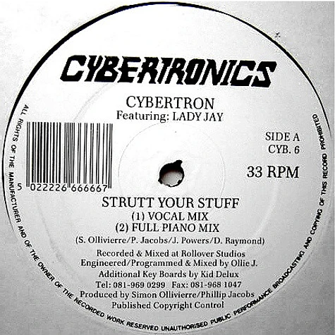 Cybertron Featuring Lady Jay - Strutt Your Stuff