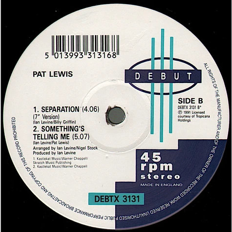 Pat Lewis - Separation