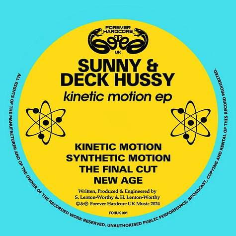 Sunny & Deck Hussy - Kinetic Motion EP