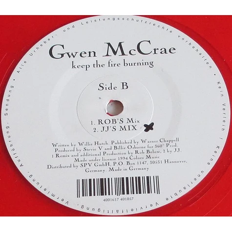 Gwen McCrae - Keep The Fire Burning (The Stonebridge Remixes)