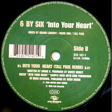 6 By Six - Into Your Heart