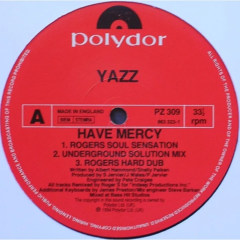 Yazz - Have Mercy