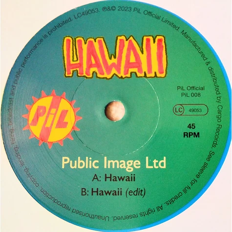 Public Image Limited - Hawaii