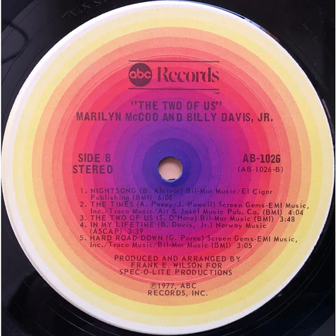 Marilyn McCoo & Billy Davis Jr. - The Two Of Us