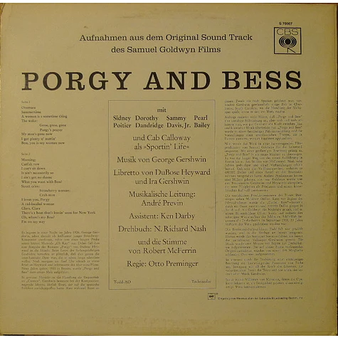 Samuel Goldwyn - OST Porgy And Bess