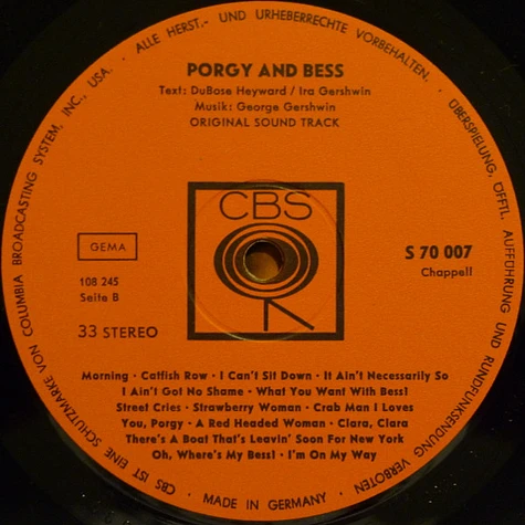 Samuel Goldwyn - OST Porgy And Bess