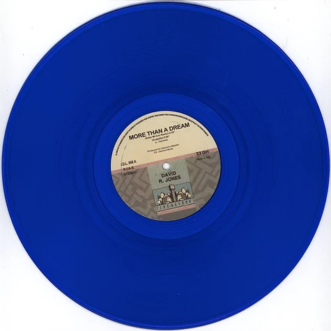 David R. Jones - More Than A Dream Blue Vinyl Edition