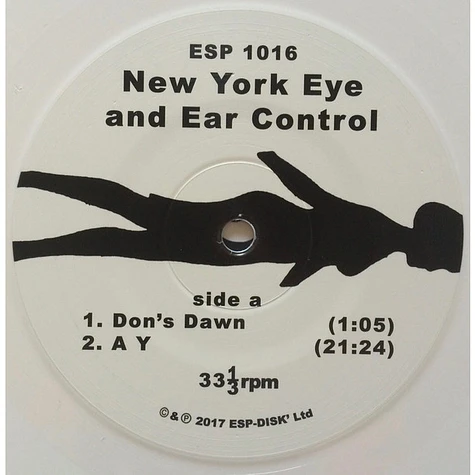 Albert Ayler, Don Cherry, John Tchicai, Roswell Rudd, Gary Peacock, Sunny Murray - New York Eye And Ear Control