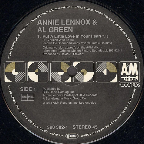 Annie Lennox & Al Green - Put A Little Love In Your Heart