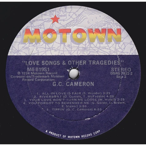 G.C. Cameron - Love Songs & Other Tragedies