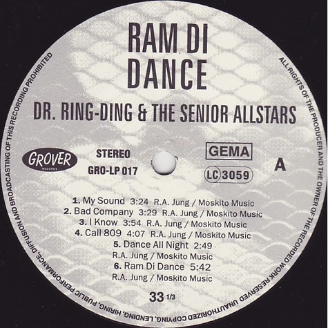 Dr. Ring-Ding & The Senior Allstars - Ram Di Dance