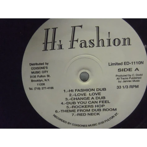 Dub Specialist - Hi Fashion Dub Top Ten