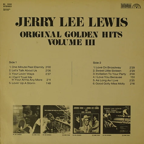 Jerry Lee Lewis - Original Golden Hits Volume III