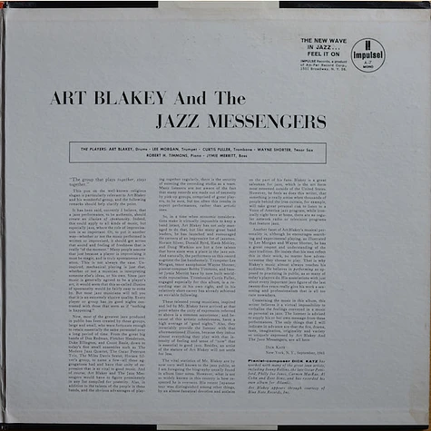 Art Blakey & The Jazz Messengers - !!!!! Impulse! Art Blakey! Jazz Messengers! !!!!!