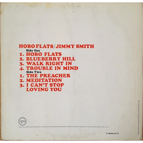 Jimmy Smith - Hobo Flats