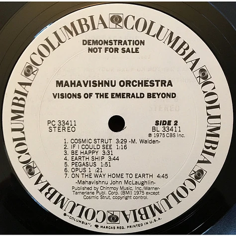 Mahavishnu Orchestra - Visions Of The Emerald Beyond