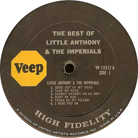 Little Anthony & The Imperials - The Best Of Little Anthony & The Imperials