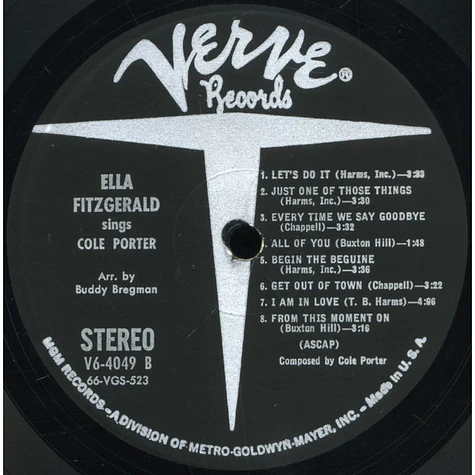 Ella Fitzgerald - Ella Fitzgerald Sings Cole Porter