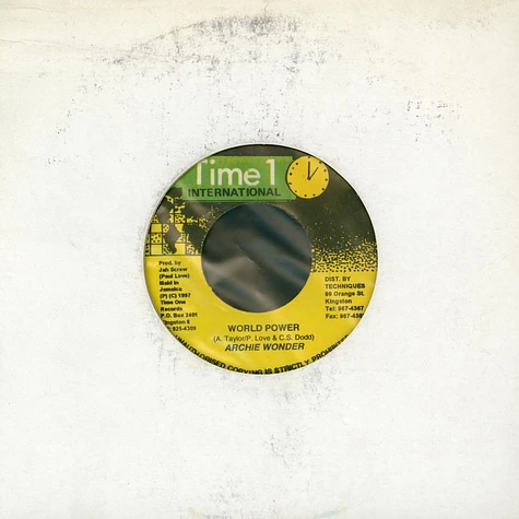 Barrington Levy / Archie Wonder - Two Sounds / World Power