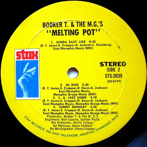 Booker T & The MG's - Melting Pot