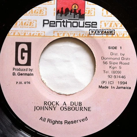 Johnny Osbourne - Rock A Dub