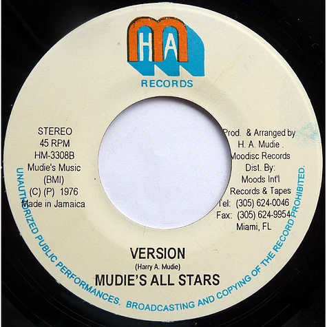 Big Joe & Mudies All Stars - Drifter's On The Ball