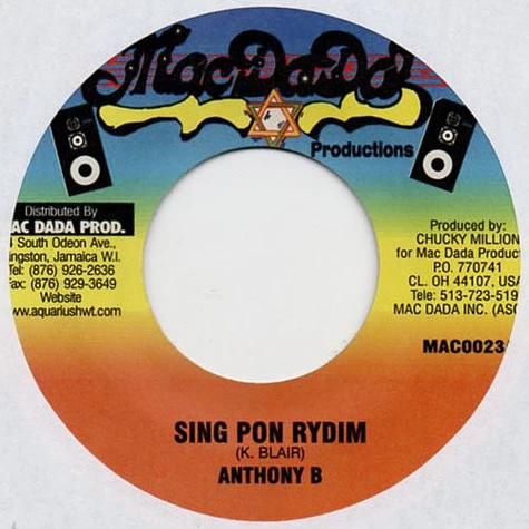 Anthony B - Sing Pon Rydim