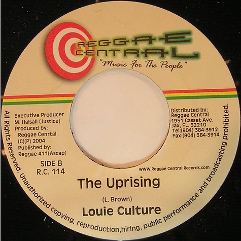 Sizzla / Louie Culture - If We No Love / The Uprising