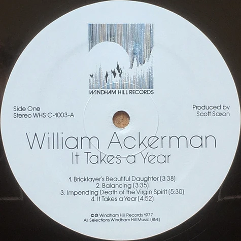 William Ackerman - It Takes A Year