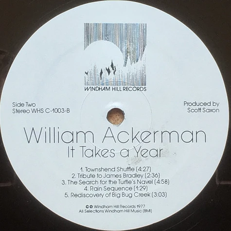 William Ackerman - It Takes A Year