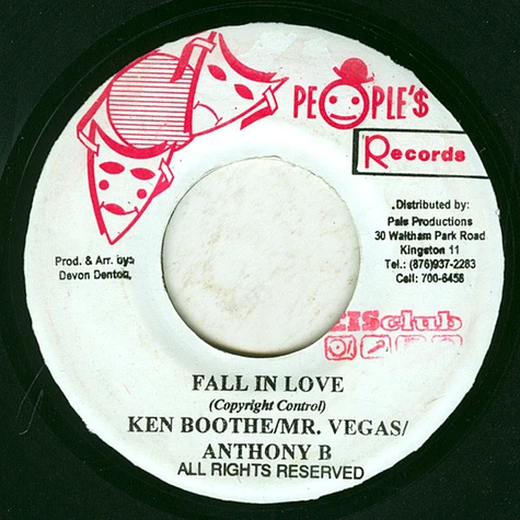 Ken Boothe / Mr. Vegas / Anthony B - Fall In Love