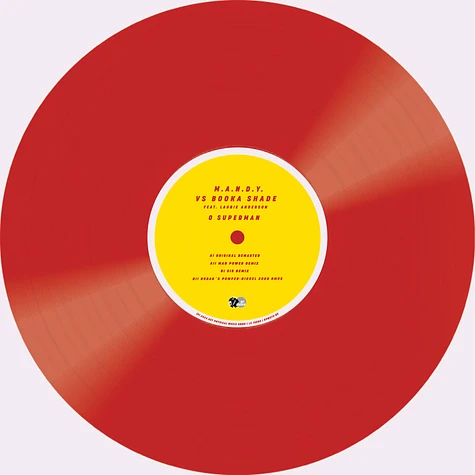 M.A.N.D.Y. Vs Booka Shade Feat. Laurie Anderson - O Superman 2024 Feat. Laurie Anderson Red Vinyl Edtion