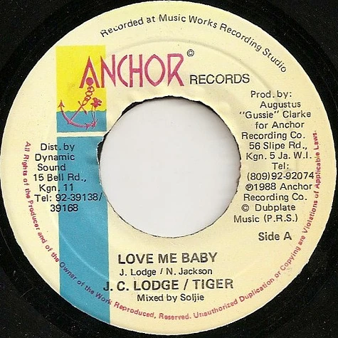 JC Lodge / Tiger - Love Me Baby