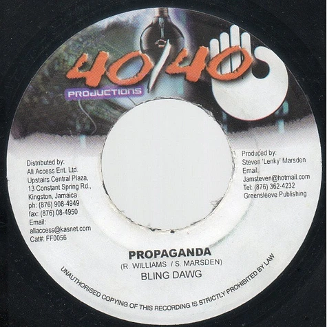 Bling Dawg - Propaganda