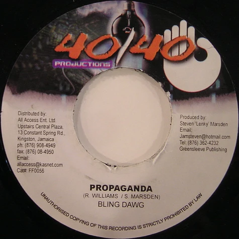 Bling Dawg - Propaganda