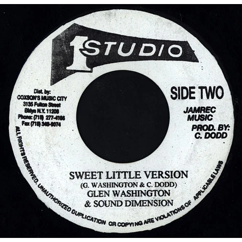 Glen Washington & Sound Dimension - Sweet Little Woman